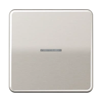 Jung CD 590 KO5 PT Kлавиша с окошком, Анодированный алюминий, Серия CD, платина