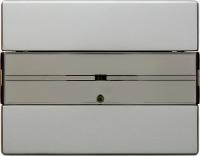 Berker 75161043 Клавишный сенсор с полем для надписей, 1-канальный, Arsys, цвет: Нержавеющая сталь, оттенок: Матовый лак