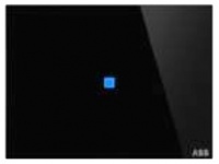 ABB TB/U1.3.1-CG Сенсор Tacteo 1-кн, горизонтальный, черное стекло, цвет: Чёрный