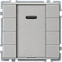 Schneider MTN628446 4-кнопочный выключатель plus С Ик-прм, SD, цвет: Металлик, оттенок: Блестящий