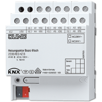 Jung 2336REGHZB Актуатор отопления, базовый, 6 групп