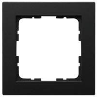 Jasmart Electric G1001PB Рамка G-Classic  1-постовая, цвет черный матовый (soft touch), G1001PB