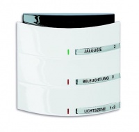 ABB 6320/30-24G-500 Сенсор 3/6-клавишный с ИК-приемником, triton, альпийский белый, цвет: Белый, оттенок: Альпийский