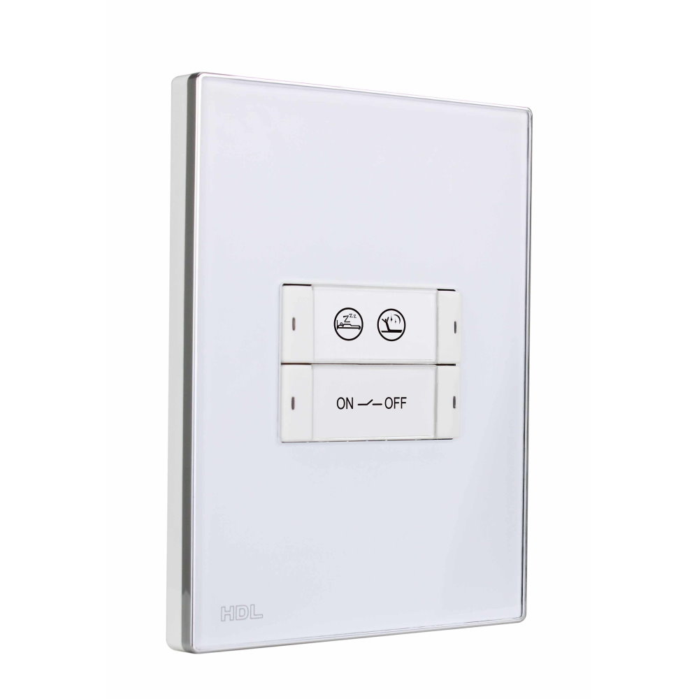 HDL M/P02.2-46 2-клавишная панель KNX, австралийский/US стандарт (без шинного соединителя HDL-M/PCI.3)