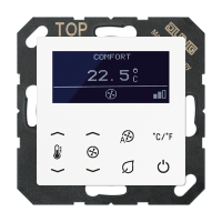 Jung TRD A 5248 WW KNX регулятор температуры фанкойла, Цвет: Белый
