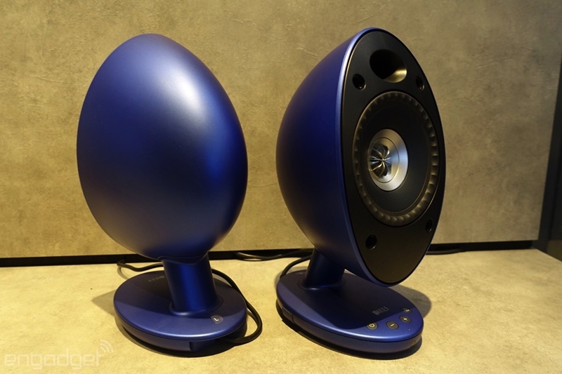 Kef 137937 Полочная акустика KEF EGG blue, цвет: Синий