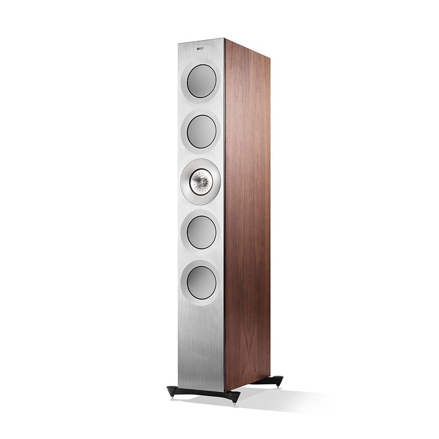 Kef 150152 Напольная акустика KEF Reference 5 Silver Satin Walnut, цвет: Темно - коричневое дерево