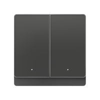 Yeelight YP-0562-G Выключатель Yeelight Pro, серия D, проводной, 2 клавиши, серый