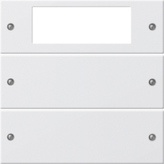 Gira 219227 Комплект клавиш Plus, 2 шт., цвет: Белый, оттенок: Матовый, лакированный