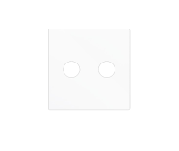 Zennio 830002309 ZS55. Заглушка для вставки RCA 55x55 мм - матово-белая