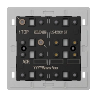 Jung LS 4293 1ST KNX кнопочный сенсорный модуль универсальный, 3 группы, F40, Безопасный, Серия LS