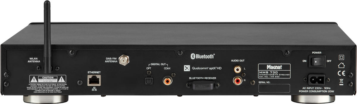Magnat 230404 DAB+/FM-стример Magnat MMS 730, цвет: Чёрный