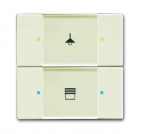 ABB 6126/02-896-500 Сенсор 2/4-клавишный, chaley-white, цвет: Белый, оттенок: Chaley