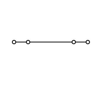 WAGO 264-731 4-пров. проходная клемма, 0,08 - 2,5 мм2, TS35, компакт., серая, цвет: Серый