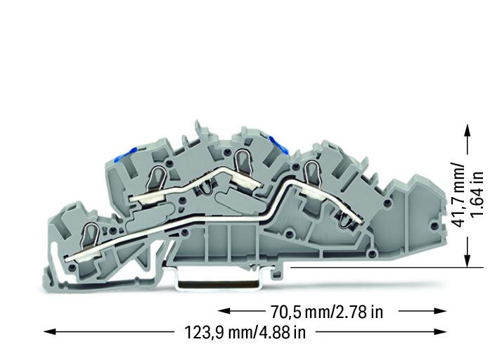 Wago 2005-7649 Многоуровневая Клемма, 0,5 - 4 (6) мм2,