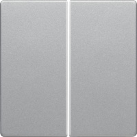 Berker 85648124 Кнопка 4-канальная, KNX-Радио, Q.1/Q.3, quicklink, цвет: Серый, оттенок: Алюминиевый, бархатный лак