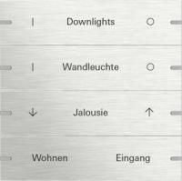 Gira 5034219 Набор клавиш четверн., индивидуально для сенсорного выключателя 4