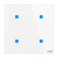 ABB TB/U4.5.1-CG Сенсор Tacteo 4-кнопочный, 86х86, вертикальный, белый, цвет: Белый
