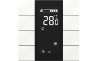 Interra ITR340-1802 iSwitch+ - 8-кнопочный KNX контроллер с ЖК-дисплеем, пластик, глянцевый белый
