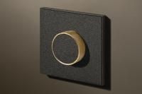 Lithoss Диммер Dimmer Textured Black (Brass Knurl), Цвет: Черный ,оттенок: Латунный конус