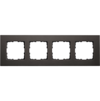 Jasmart Electric G1004AZ Рамка 4-постовая, алюминий Brown, G1004AZ