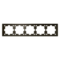 Jasmart Electric FD1005BR Рамка серия FD 5-постовая, цвет Бронза, FD1005BR