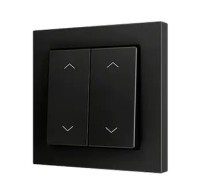 Zennio ZS552PB4SA ZS55. Простая сенсорная кнопка для 1 двоичного входа, 55 x 55 мм, антрацит