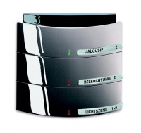 ABB 6320/30-20-500 Сенсор 3/6-клавишный с ИК-приемником, triton, платина, цвет: Платина