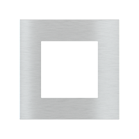 Ekinex EK-SQG-GBQ Квадратная металлическая плата, серия Surface, окно 55х55, отделка - матовый алюминий