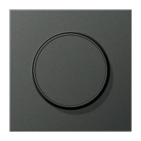 Jung AL 1740 AN Накладка на роторный механизм, Лакированный алюминий, Серия LS, антрацит