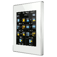 Zennio ZVI-Z41LIT-W Z41 LITE/Панель KNX, ёмкостной сенсорный TFT экран 4.1 дюймов, цвет: Белый