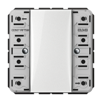 Jung CD 5071 RF TSM KNX радио кнопочный модуль, 1 группа