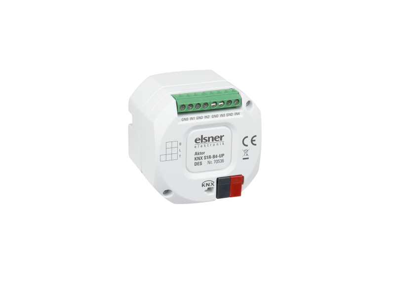 Elsner 70536 KNX S1R-B4-UP DES (снятый с производства товар) Привод для 1 привода с 3 концевыми выключателями