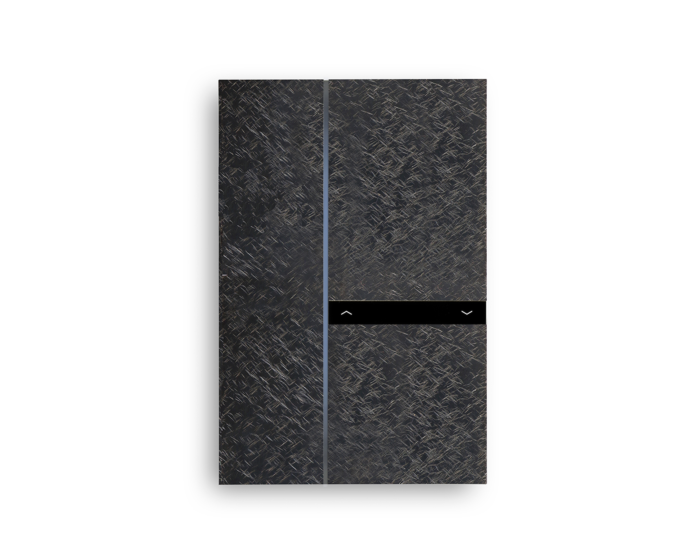 Basalte 0272-02-17 Выключатель FIBONACCI - DUAL - KNX, Fer Forge Gunmetal