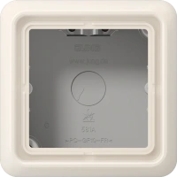 Jung CD 581 A W Накладная коробка 1-ная, duroplastic, Серия CD, слоновая кость