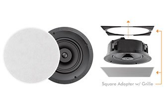 Sonance 105617 Встраиваемая акустика Sonance VP80R, цвет: Чёрный