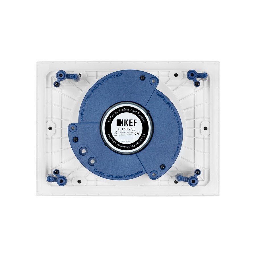 Kef 169335 Встраиваемая акустика KEF Ci160.2CL, цвет: Чёрный