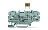 Wago 2002-1981/1000-413 2-проводная клемма с держ. предохранителя вилочн. (автомоб), индикатор