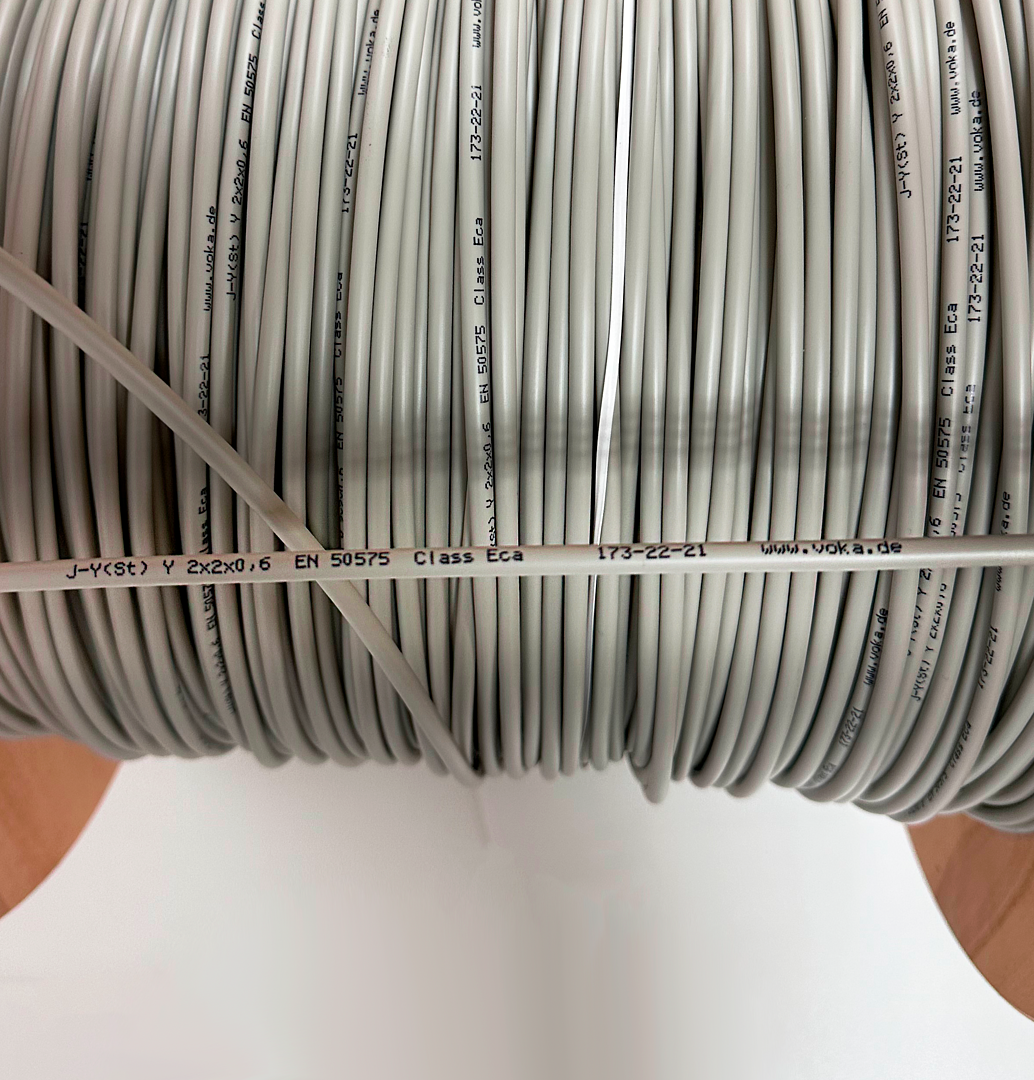 Кабель VOKA J-Y(ST)Y 2x2x0.6 EN 50575, метр