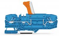 Wago 2006-8674 2-пров. клеммник с размыкателем, 0,5 - 6 (10) мм2, синий