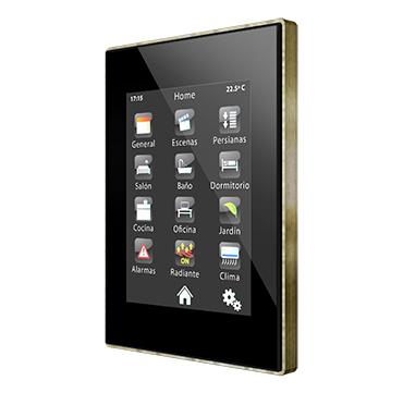 Zennio ZVI-Z41PRO Полноцветная Емкостная Сенсорная панель Pro с IP-соединением Z41 Pro