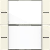 Gira 577201 Набор клавиш двойн. с полем для надписи для сенсорного выключателя 4 System 55