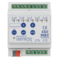 Mdt AKU-0816.03 Универсальный актуатор 8 канальный 4SU ​​MDRC, 230 В, 16 А
