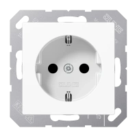 Jung A 1520 BF WW SCHUKO®-розетка, 16 A 250 В ~, Термопласт, Серия AS/A, белый