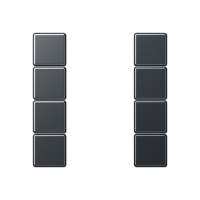Jung A 504 TSA ANM Набор накладок 4 группы