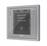 Zennio ZVIZ28S Емкостная сенсорная панель (дисплей 2,8") на 70x70 кадров Z29, цвет: Серебряный