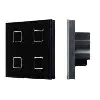 Arlight 46573 INTELLIGENT ARLIGHT Сенсорная панель DALI-301-11-IN Black (BUS/24V, Backlight) (IARL, IP20 Пластик, 5 лет)