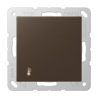 Jung A2178ORTSMO KNX-регулятор с ручкой для установки температуры, цвет: Мокко