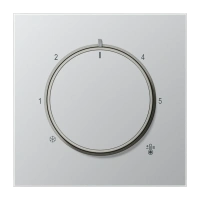 Jung AL 1749 Накладка для термостата, Серия LS, алюминий