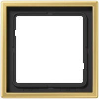 Jung ME 2981 C Рамка 1-ная, вертикальный и горизонтальный монтаж, Латунь, LS 990, латунь Classic